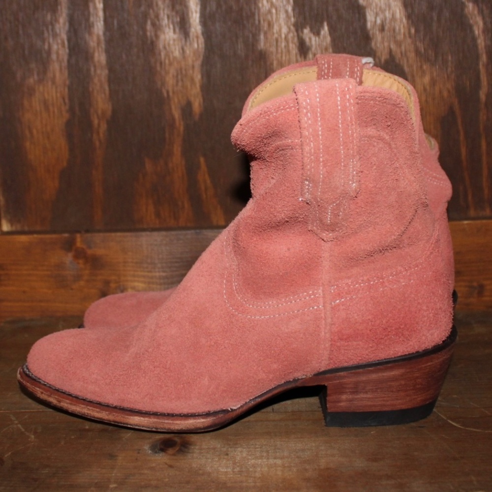 Tecovas Suede Booties